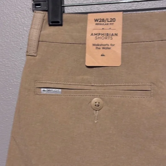 NWT Men’s Quiksilver Khaki Amphibian Walkshorts - Picture 11 of 11